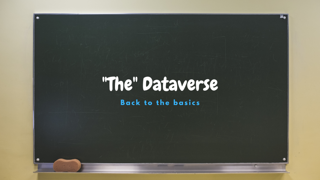 “The” Dataverse