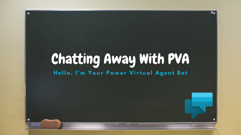 Chatting Away With PVA